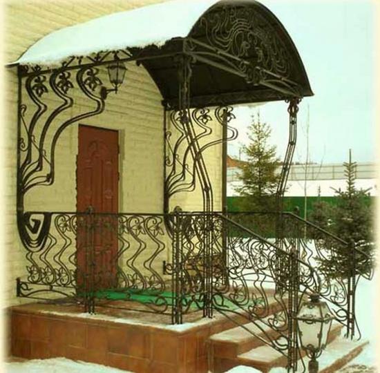 кованое крыльцо