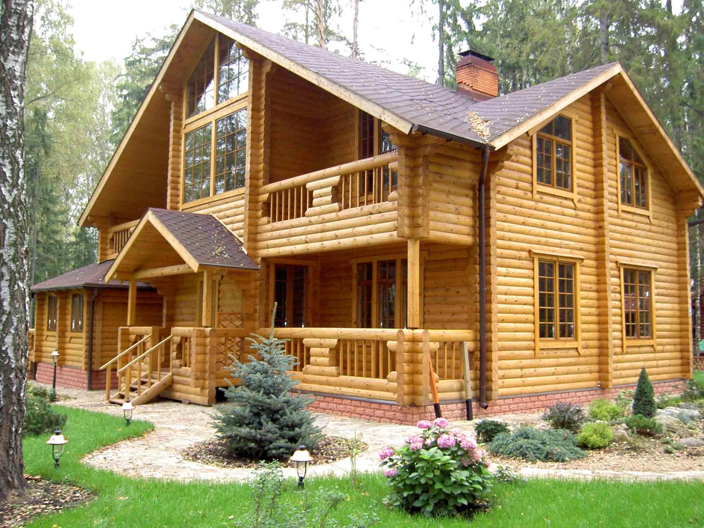 дом из бревна
