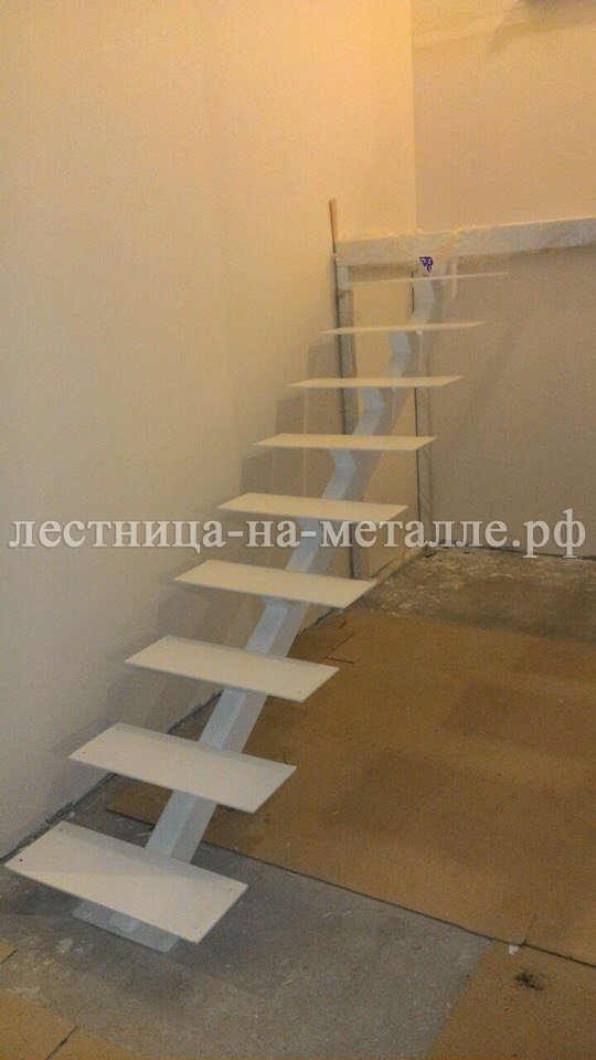 лестница на одном косоуре